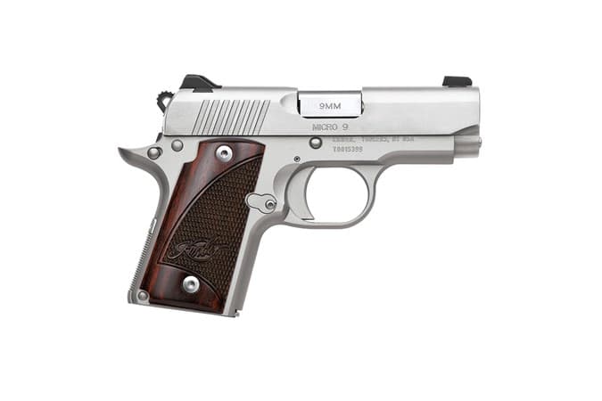 Kimber MICRO 9MM 3.15" SS ROSEWOOD GRIPS